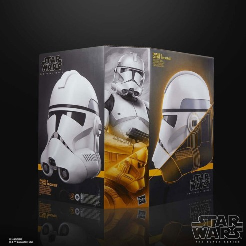 Casco Electrónico Clone Trooper Star Wars The Black Series Phase II