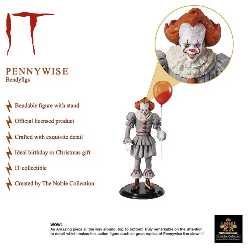 Figura Flexible It Pennywise 19 cm