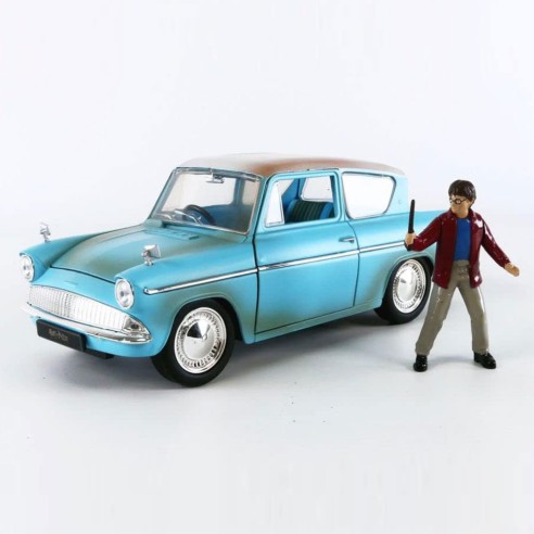 Réplica Ford Anglia + Figura de Harry Potter 1:24