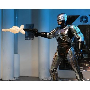 Figura RoboCop Ultimate Battle Damaged con Silla 20 cm altura