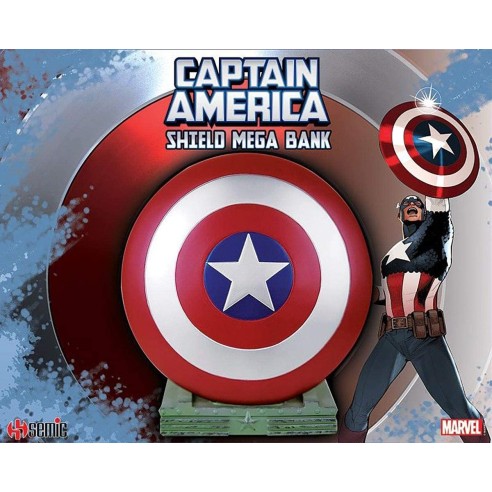Escudo Capitán América Hucha 25 cm