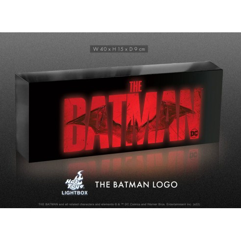 Lámpara con Logo The Batman Iluminado 40 cm