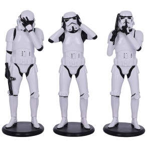 Set Figuras Stormtrooper "Three Wise Stormtroopers"