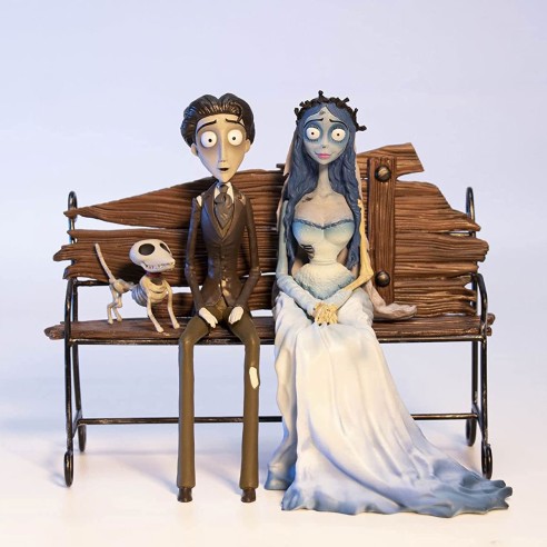 Set Figuras Novia Cadaver, Victor Van Dort y Emily - Escala 1:10