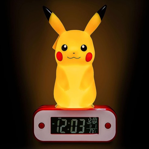 Despertador Led Digital Pikachu
