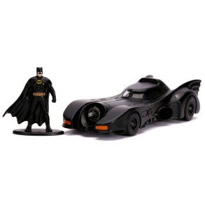 Batmóvil Hollywood Rides 1989 con Figura - Escala 1:32