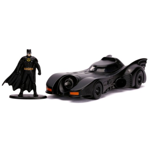 Batmóvil Hollywood Rides 1989 con Figura - Escala 1:32