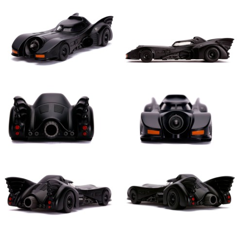 Batmóvil Hollywood Rides 1989 con Figura - Escala 1:32