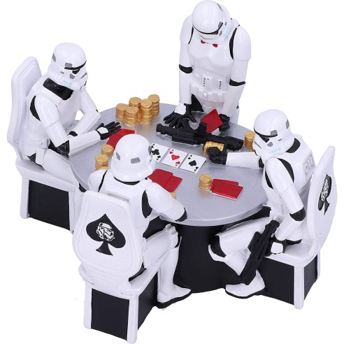 Figuras Stormtrooper Jugando al Póker