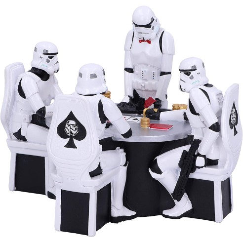 Figuras Stormtrooper Jugando al Póker