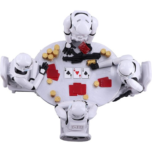 Figuras Stormtrooper Jugando al Póker