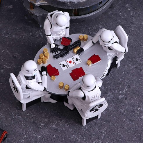 Figuras Stormtrooper Jugando al Póker
