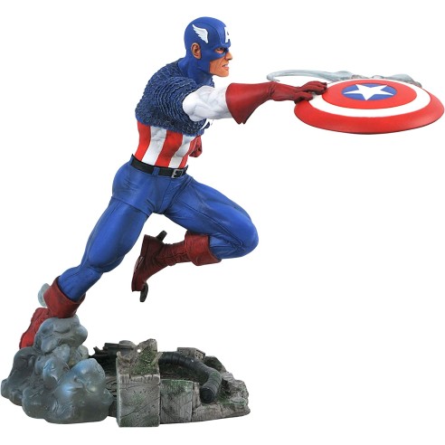 Figura Capitán América Diorama PVC Marvel 25 cm