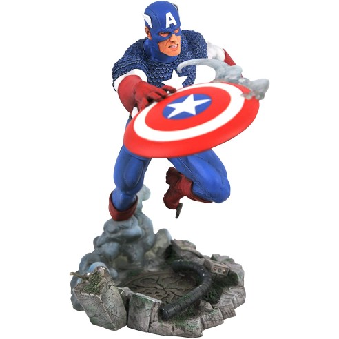 Figura Capitán América Diorama PVC Marvel 25 cm