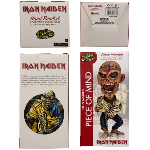 Figura Iron Maiden Piece of Mind Eddie Head Knocker 20 cm