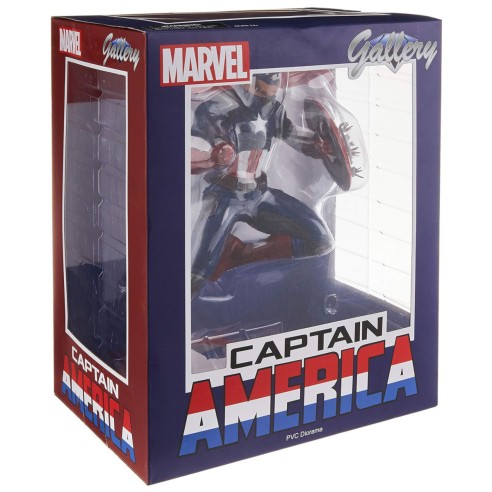 Figura Capitán América Marvel Gallery Now Diamon 25 cm
