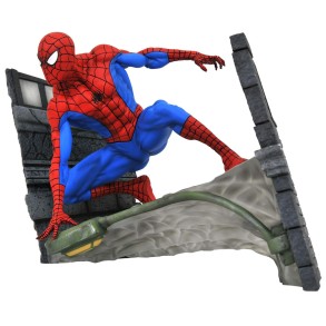 Figura Spiderman Webbing Diorama PVC Marvel Gallery 18 cm 