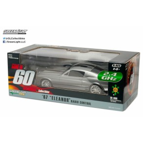 Coche Ford Mustang Eleanor "60 segundos" Radiocontrol 2,4 GHz Escala: 1:18 2