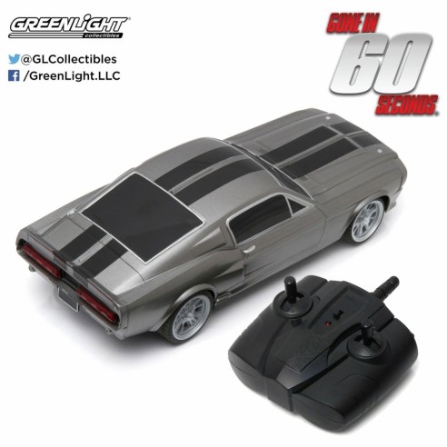 Coche Ford Mustang Eleanor "60 segundos" Radiocontrol 2,4 GHz Escala: 1:18