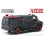 Furgoneta El Equipo A 1983 "Versión tiroteada" GMC Vandura Escala 1:18 