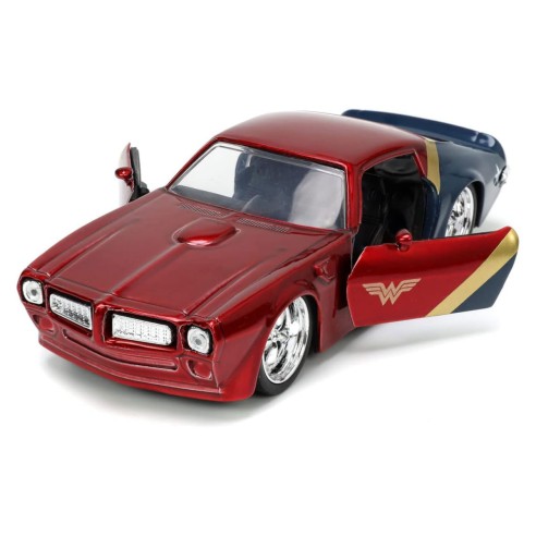 Coche Wonder Woman 1972 Pontiac Firebird DC Comics Escala 1:32