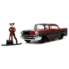 Coche Harley Quinn 1957 Chevy Bel Air DC Comics Escala 1:32
