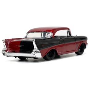 Coche Harley Quinn 1957 Chevy Bel Air DC Comics Escala 1:32 2