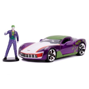 Coche Joker 2009 Chevy Corvette Stingray DC Comics Escala 1:24