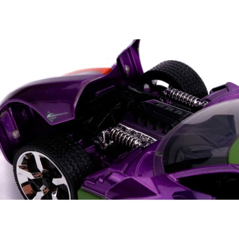 Coche Joker 2009 Chevy Corvette Stingray DC Comics Escala 1:24