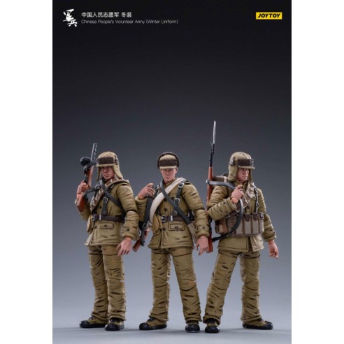 Ejercito Voluntarios Pueblo Chino con Uniforme Invierno