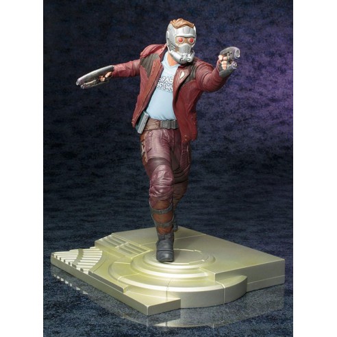 Figura Guardianes de la Galaxia Vol 2 Star Lord y Groot Artfx