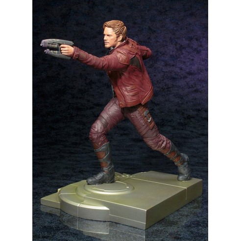 Figura Guardianes de la Galaxia Vol 2 Star Lord y Groot Artfx