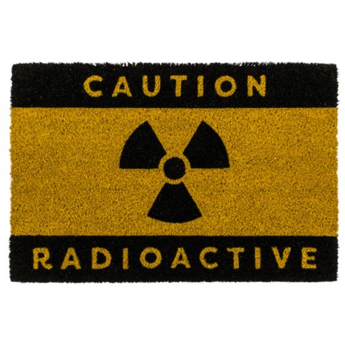 Felpudo Precaución - Radiactivo 60 x 40 cm
