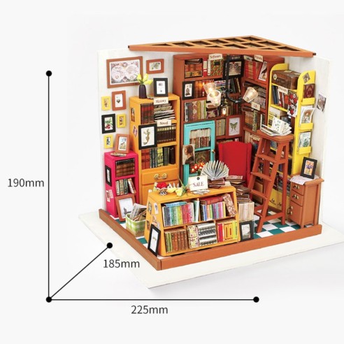 Puzzle de Madera Robotime Bibilioteca de Sam