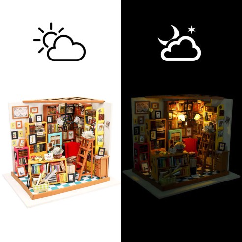 Puzzle de Madera Robotime Bibilioteca de Sam