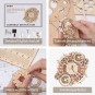 Puzzle de Madera Robotime Reloj de Pared Zodiaco