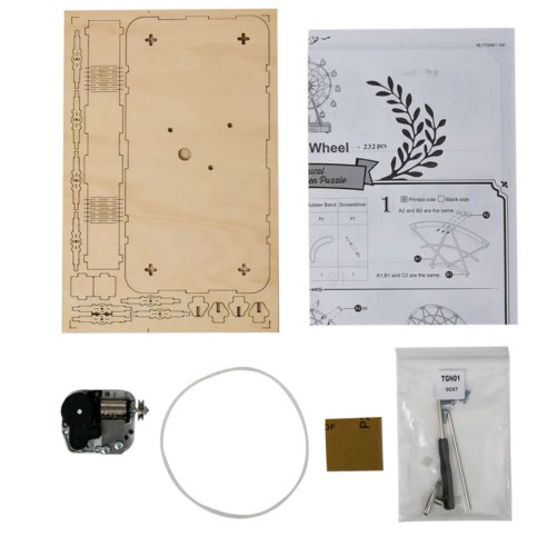 Puzzle de Madera Robotime Caja de Música Noria Giratoria