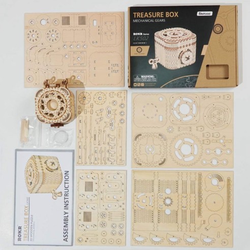 Puzzle de Madera Robotime Caja del Tesoro