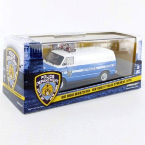 Furgoneta Dodge Ram Van B250 NYPD Operation SPECDA Escala 1:43 2