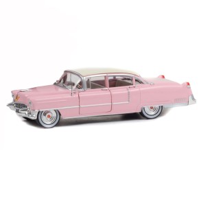 Coche Cadillac Fleetwood Serie 60 (1955) Rosa Escala 1:24