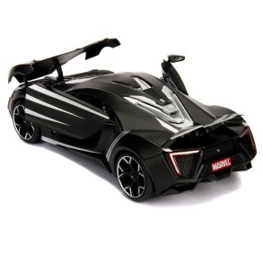 Coche Avengers Lykan Hypersport Black Panther Escala 1:24 2