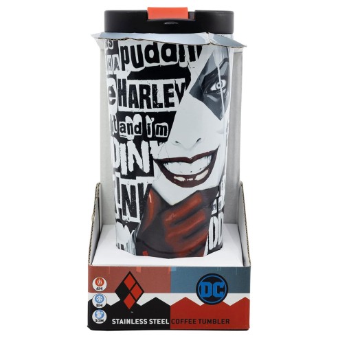 Vaso Termo Café Acero Inoxidable Harley Quinn 425 ml