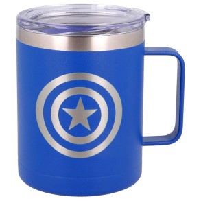 Taza Termo Capitán América Marvel - Acero Inoxidable 380 ml