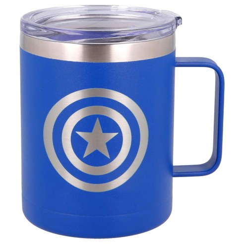 Taza Termo Capitán América Marvel - Acero Inoxidable 380 ml