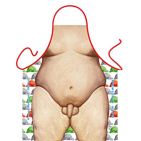 Delantal Sexy Hombre Gordo