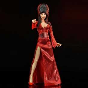 Figura Elvira Mistress Of Dark Con Vestido Rojo