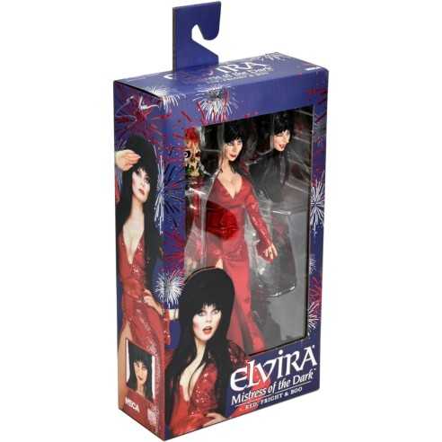 Figura Elvira Mistress Of Dark Con Vestido Rojo