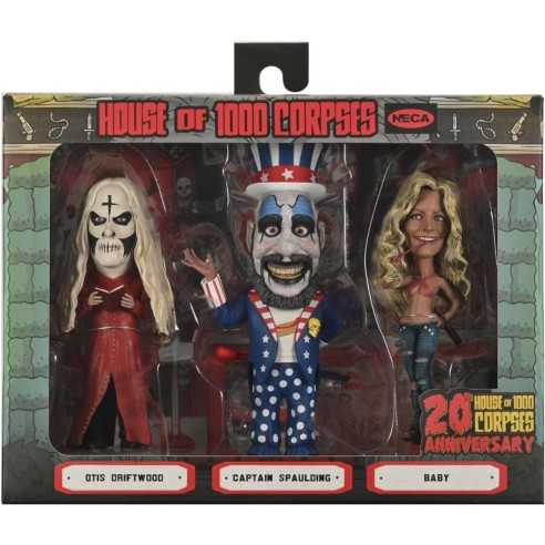 Figuras Casa de 1.000 Cadáveres Little Big Head 3 Unidades