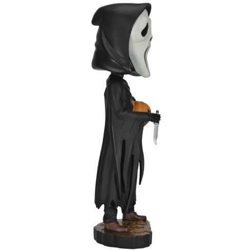 Figura Scream Cabezón Head knocker Ghost Face With Pumpkin 20 cm