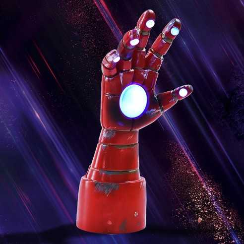 Lámpara de Mesa 3D Guantelete de Iron Man 35,6 cm